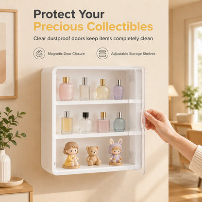 🖼️⚡ Dust-Proof Collectible Display Rack – 50% OFF! High-transparency panels, thickened casing, removable shelves – keeps figures safe & visible. 💯