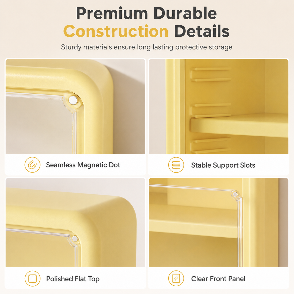 🖼️⚡ Dust-Proof Collectible Display Rack – 50% OFF! High-transparency panels, thickened casing, removable shelves – keeps figures safe & visible. 💯