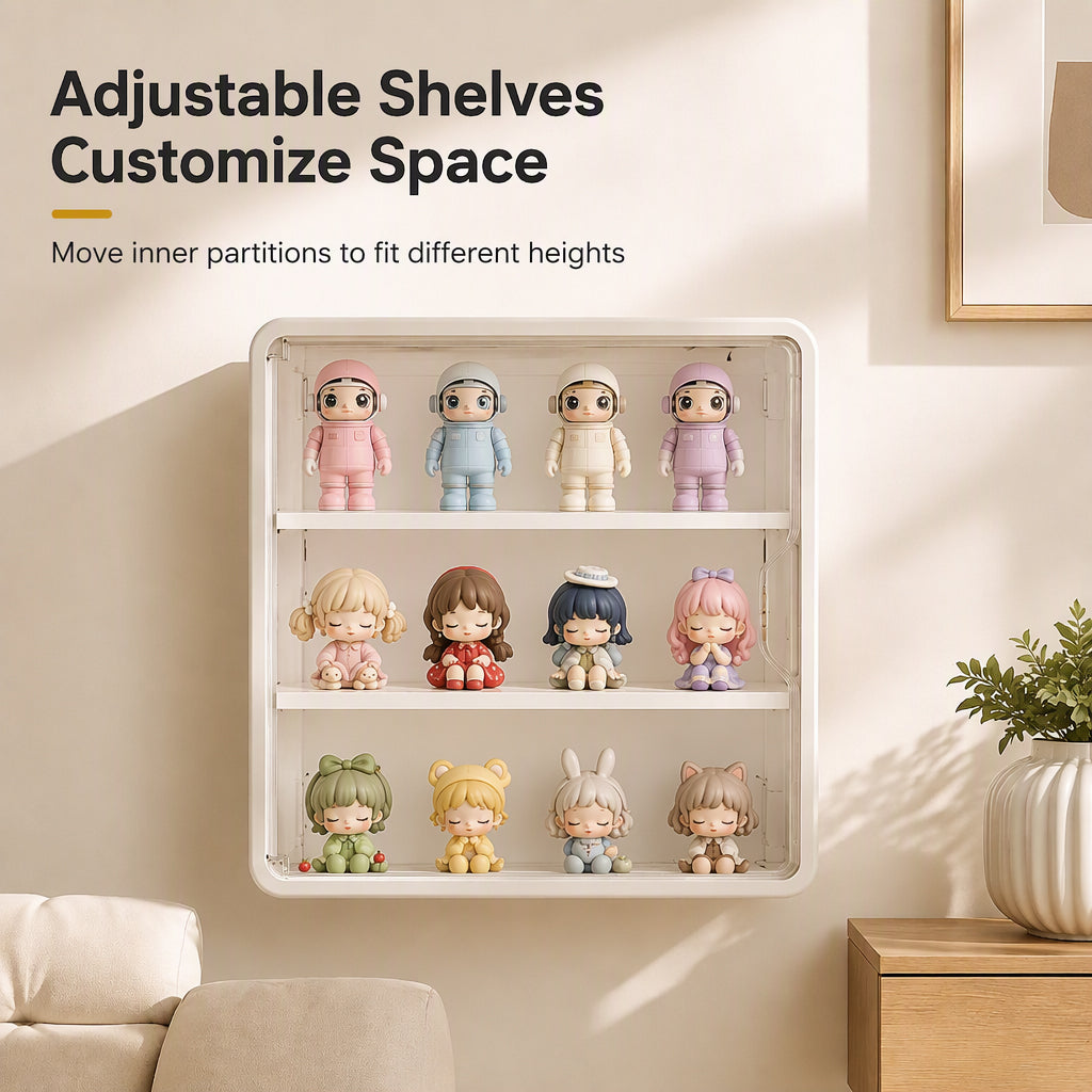 🖼️⚡ Dust-Proof Collectible Display Rack – 50% OFF! High-transparency panels, thickened casing, removable shelves – keeps figures safe & visible. 💯