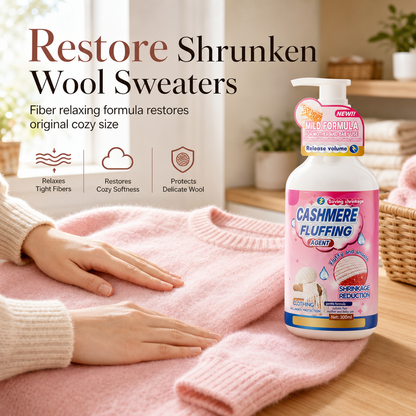 🔥50% OFF!!📢🧶 Wool & Cashmere Softening Liquid – Help Bring Cloud-Soft Feel Back to Favourite Knits ✨