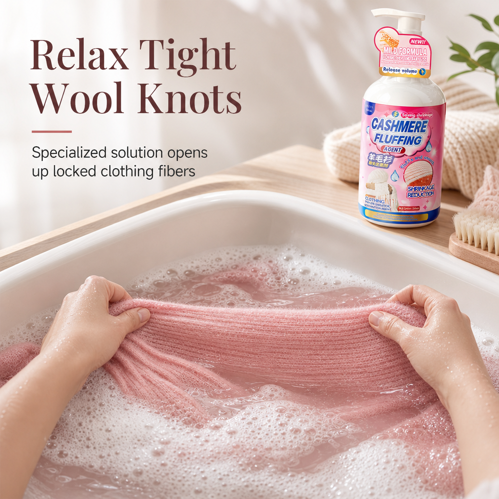 🔥50% OFF!!📢🧶 Wool & Cashmere Softening Liquid – Help Bring Cloud-Soft Feel Back to Favourite Knits ✨