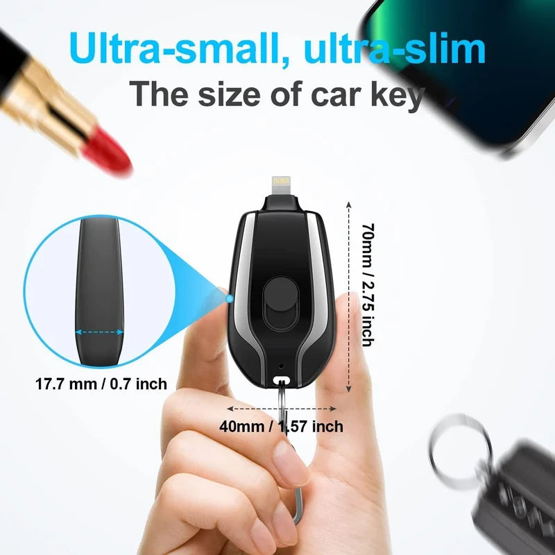 🔋1500mAh Mini Power Emergency Pod