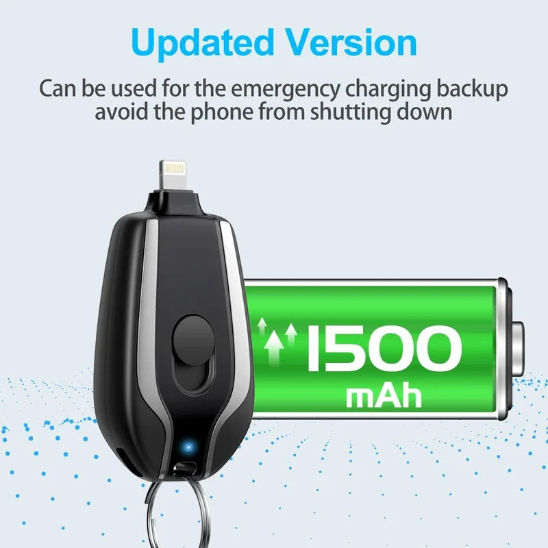 🔋1500mAh Mini Power Emergency Pod