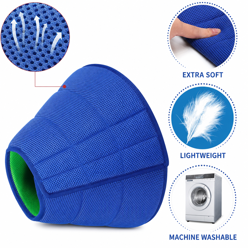 📢📢50% OFF !! ⏰Two-Tone Blue and Green Pet Recovery Collar for Dogs and Cats Anti-Bite and Anti-Scratch Protective Elizabethan Cone