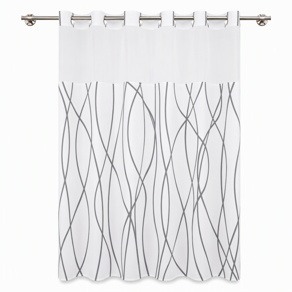 ⏳🔥LIMITED-TIME 50% OFF!⏰Waterproof Floral Shower Curtain🛁