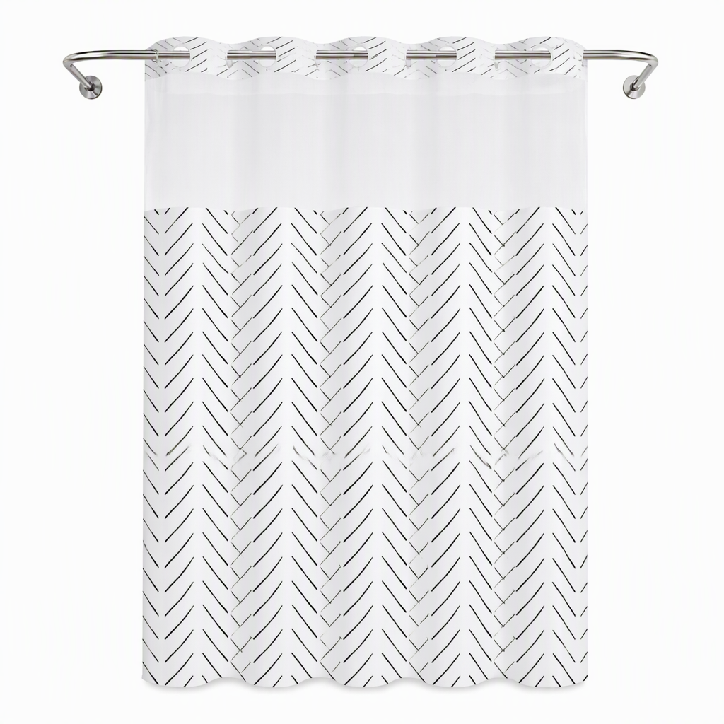 ⏳🔥LIMITED-TIME 50% OFF!⏰Waterproof Floral Shower Curtain🛁