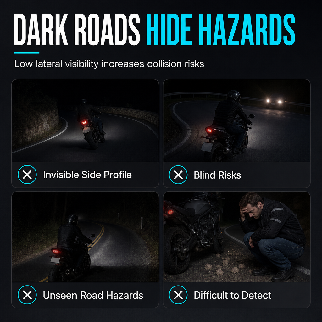 Motorcycle LED Angel Wings Ground Projection Lights
