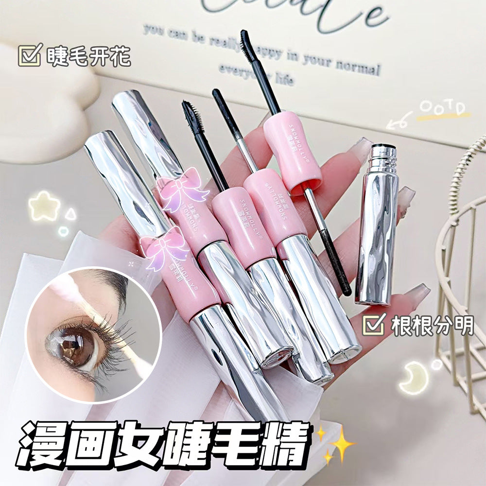 Double Ended Waterproof and Lash Primer for Lengthening Curling and Volumizing Smudge Proof Natural Eye Makeup