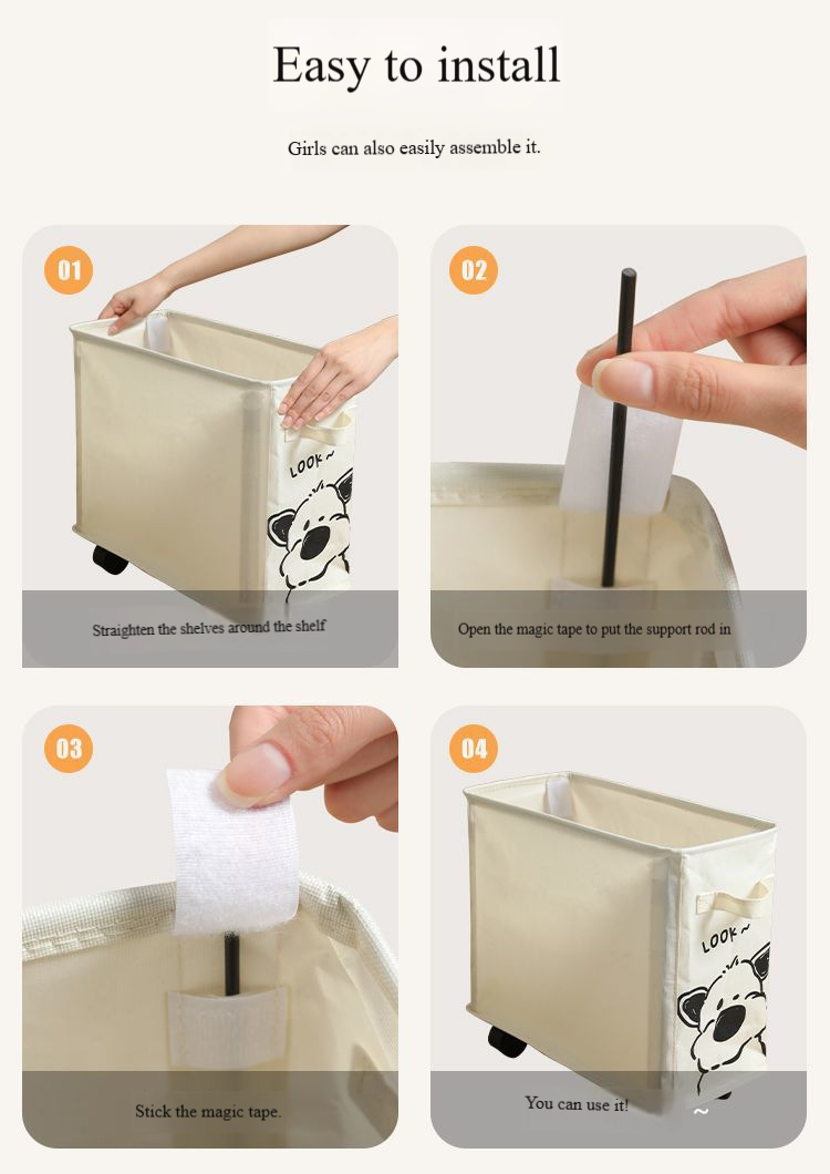 Foldable Transparent Waterproof Steel Frame Storage Box