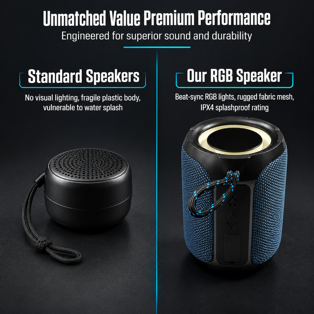 High Power Waterproof Bluetooth Speaker