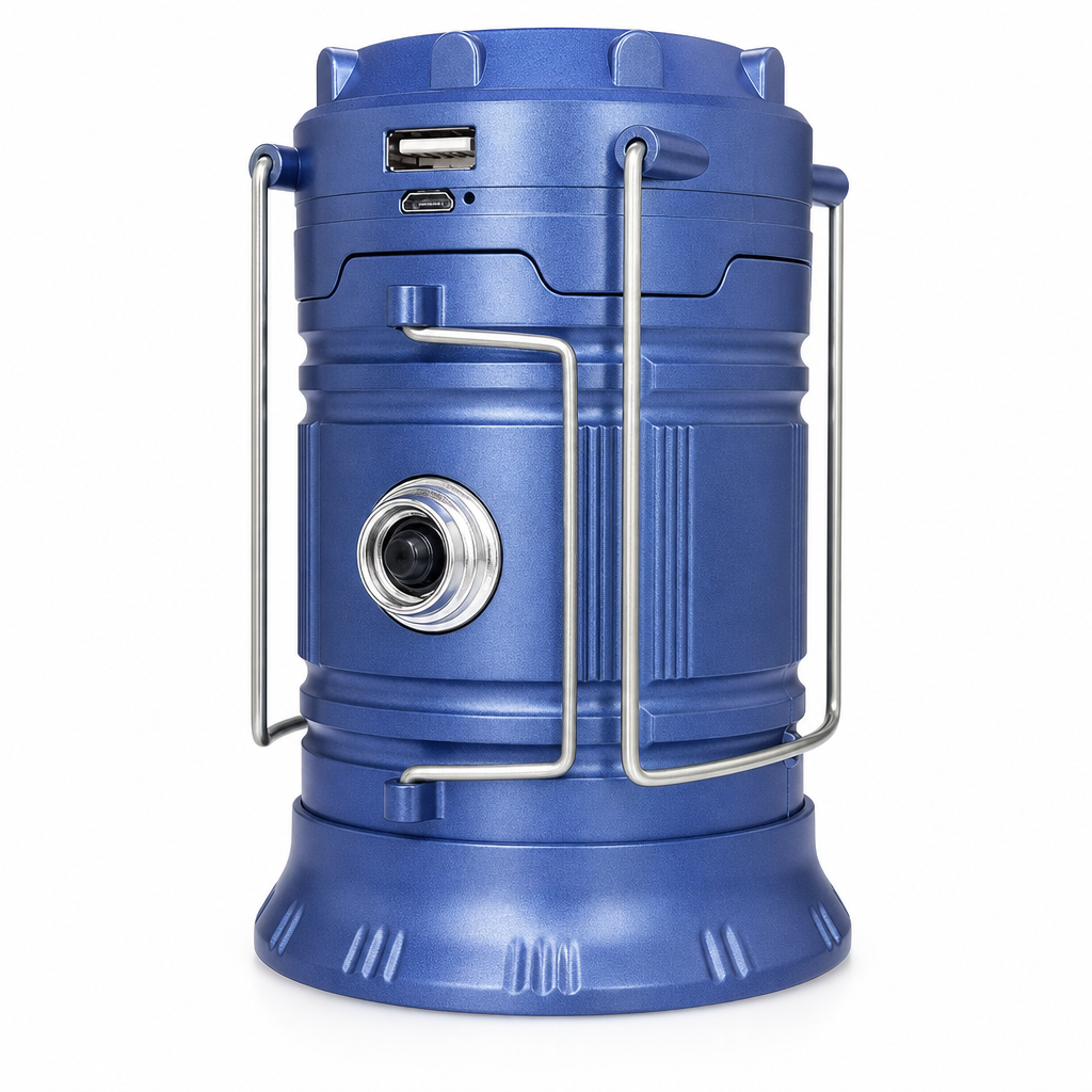 Portable Solar LED Camping Lantern for Outdoor and Emergency Use