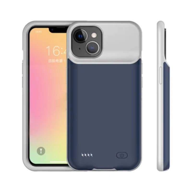 Battery Case for iPhone with LED Power Indicator