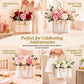 💐 LIMITED-TIME 50% OFF! ✨ Embossed Bouquet Gift Bag – Sturdy Cardboard, Chain Handle, Elegant Packaging 🎁