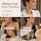 💫Elegant Gold Double Layer Heart Tassel Drop Earrings with Rhinestones for Women💎