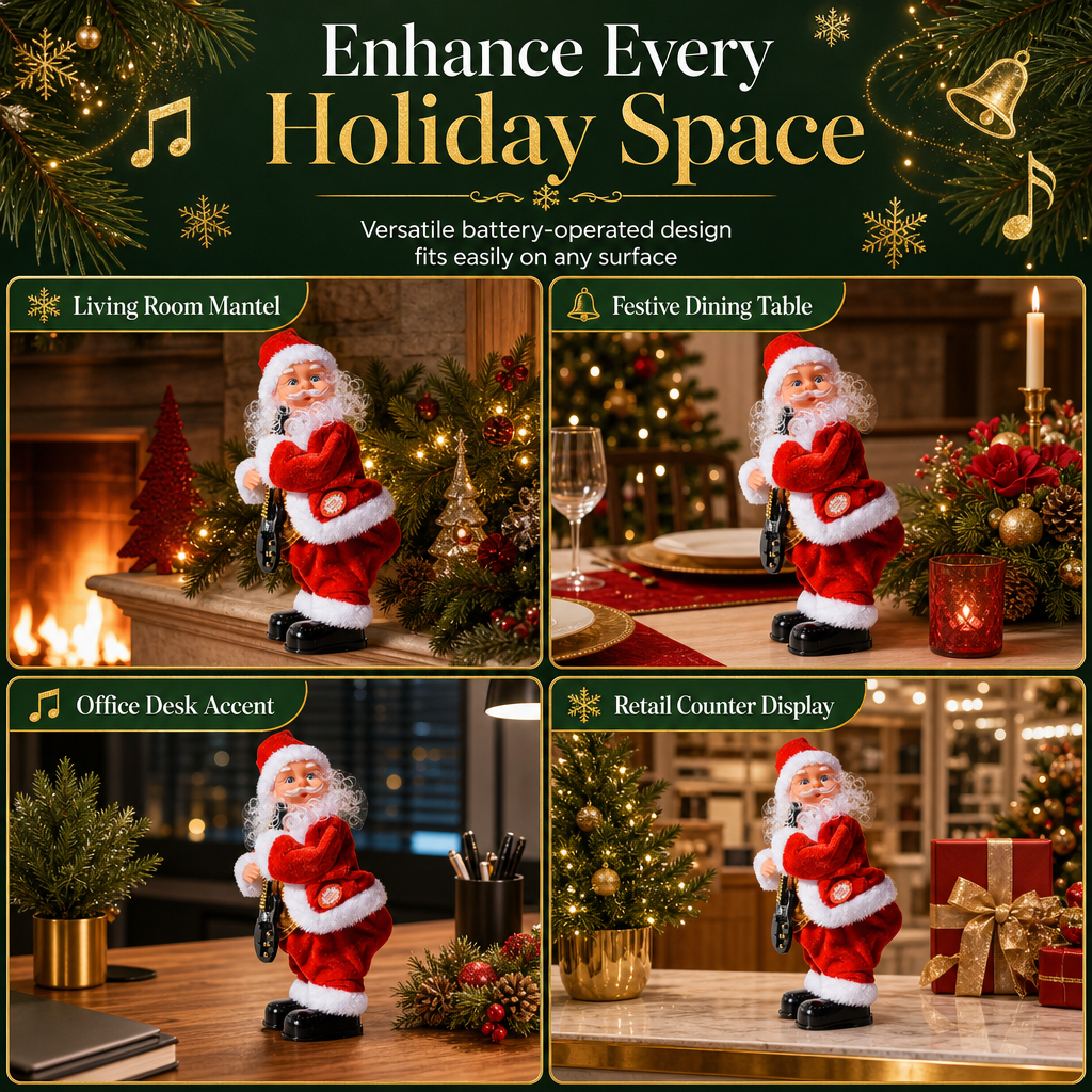 🎅 Dancing Musical Santa Claus Christmas Toy