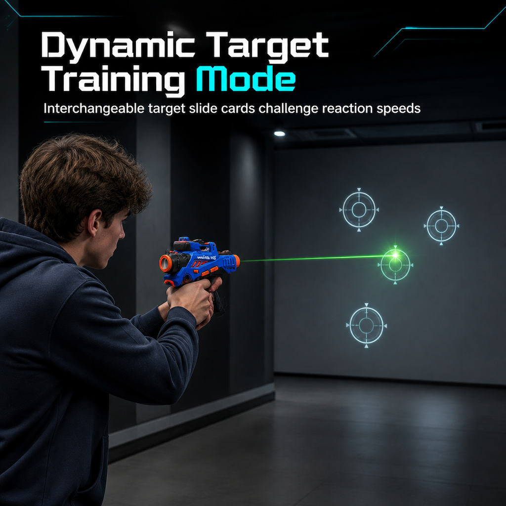🔫 Kids Laser Tag Set – Target Projection, Team Mode, Lights & Sounds. Active Screen-Free Play! ✨🎯