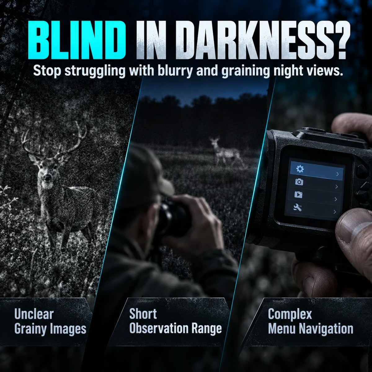 ⏳ Limited Time Discount 🔥 See In The Dark Instantly! 1080P 16X Zoom Night Vision Monocular 👁️🔭