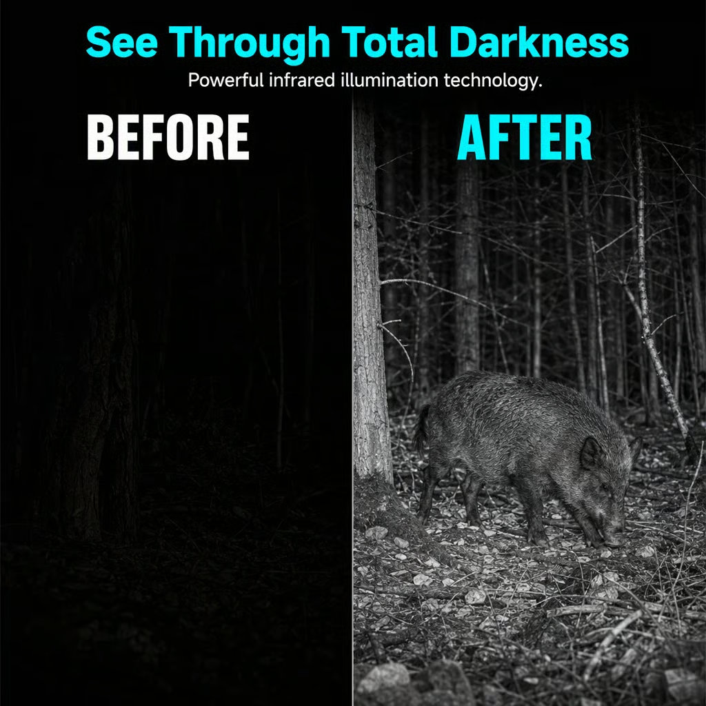 ⏳ Limited Time Discount 🔥 See In The Dark Instantly! 1080P 16X Zoom Night Vision Monocular 👁️🔭