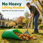 Portable Pop Up Leaf Collector and Reusable Yard Garden Waste Bag