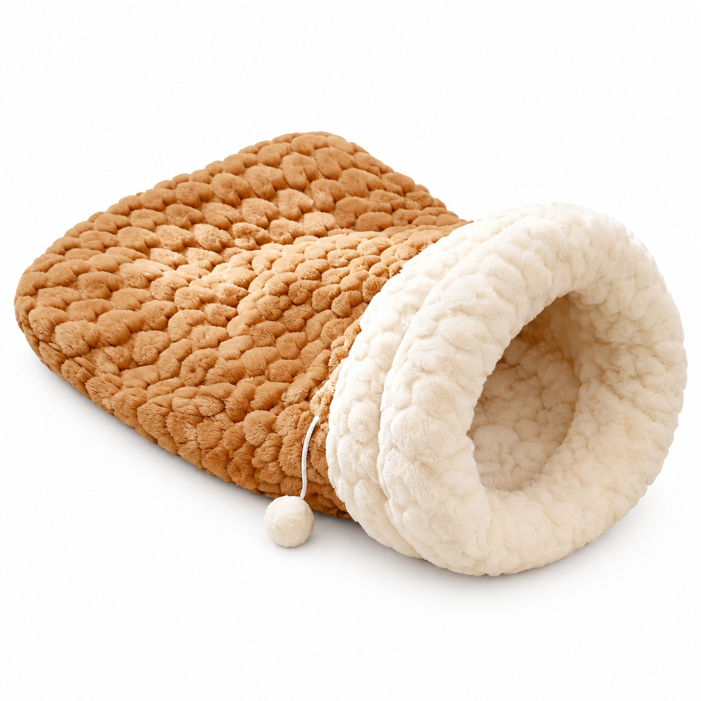 ❄️🐾Winter Warm Semi-Enclosed Pet Sleeping Bag