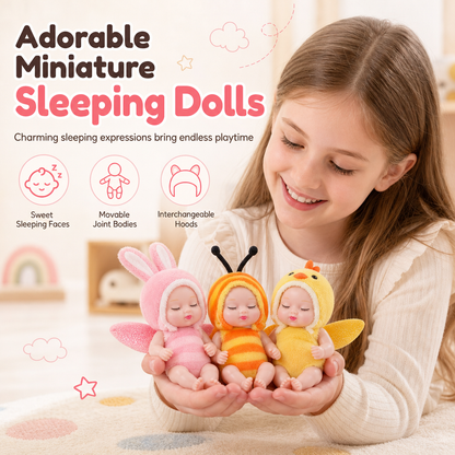 🧸 Realistic Reborn Sleeping Doll – Cute, Poseable & Portable