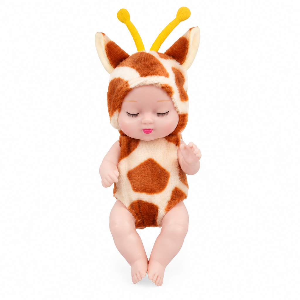 🧸 Realistic Reborn Sleeping Doll – Cute, Poseable & Portable