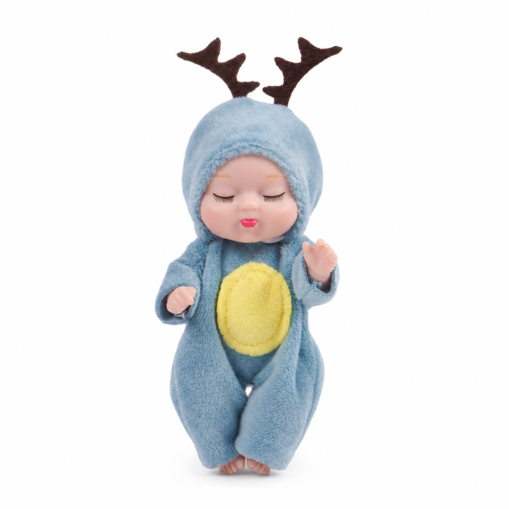 🧸 Realistic Reborn Sleeping Doll – Cute, Poseable & Portable