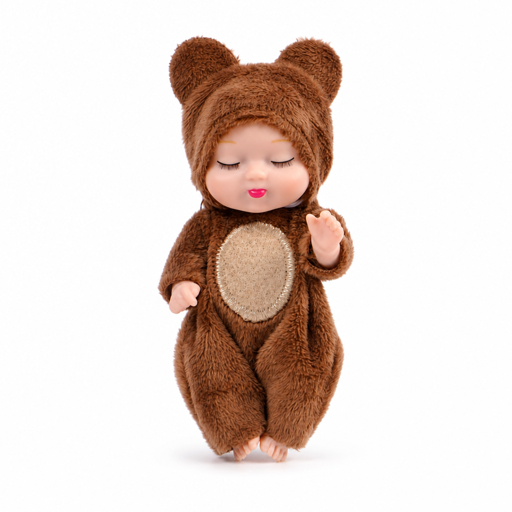🧸 Realistic Reborn Sleeping Doll – Cute, Poseable & Portable