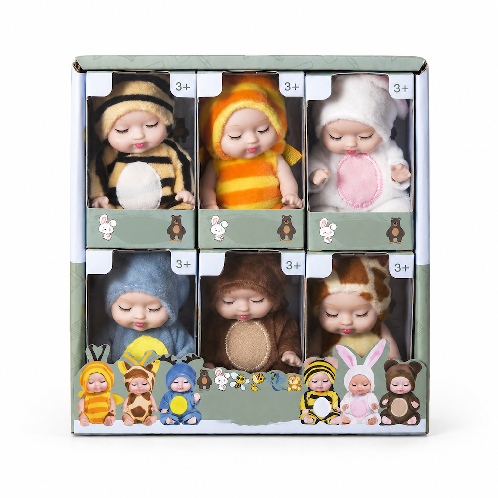 🧸 Realistic Reborn Sleeping Doll – Cute, Poseable & Portable