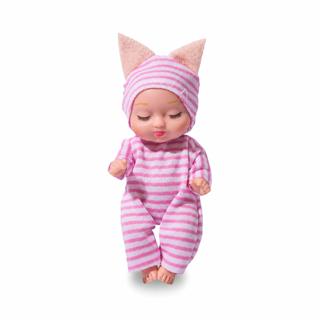 🧸 Realistic Reborn Sleeping Doll – Cute, Poseable & Portable