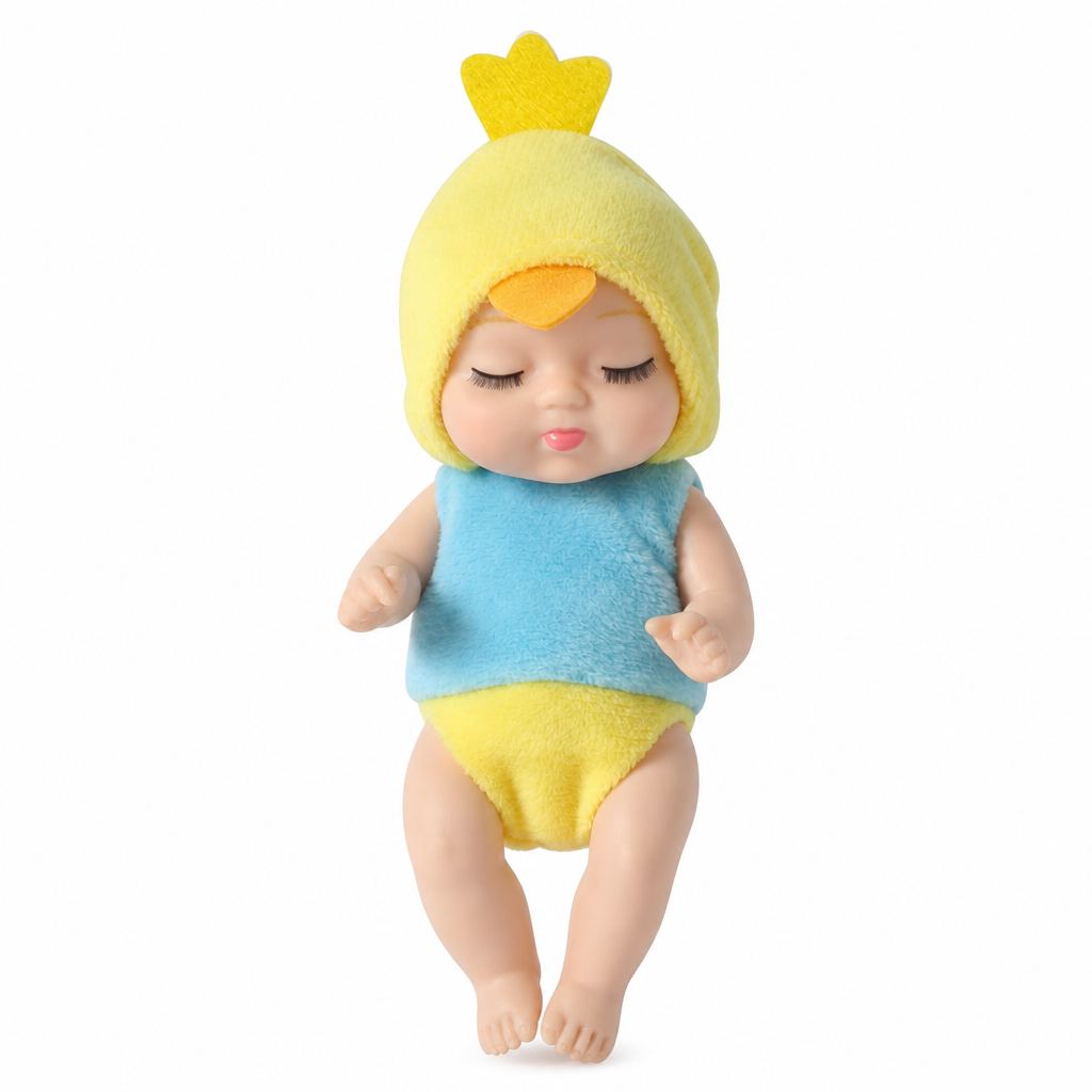 🧸 Realistic Reborn Sleeping Doll – Cute, Poseable & Portable