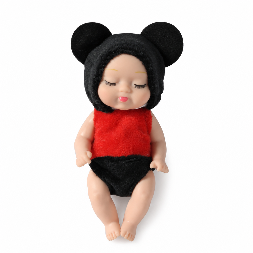 🧸 Realistic Reborn Sleeping Doll – Cute, Poseable & Portable