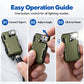Ultra-Compact Rechargeable EDC Flashlight with 180-Degree Rotating Head