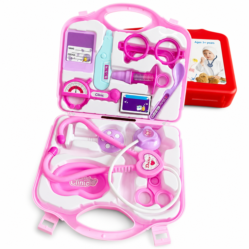Kids Doctor Pretend Play Set with Stethoscope and Medical Accessories