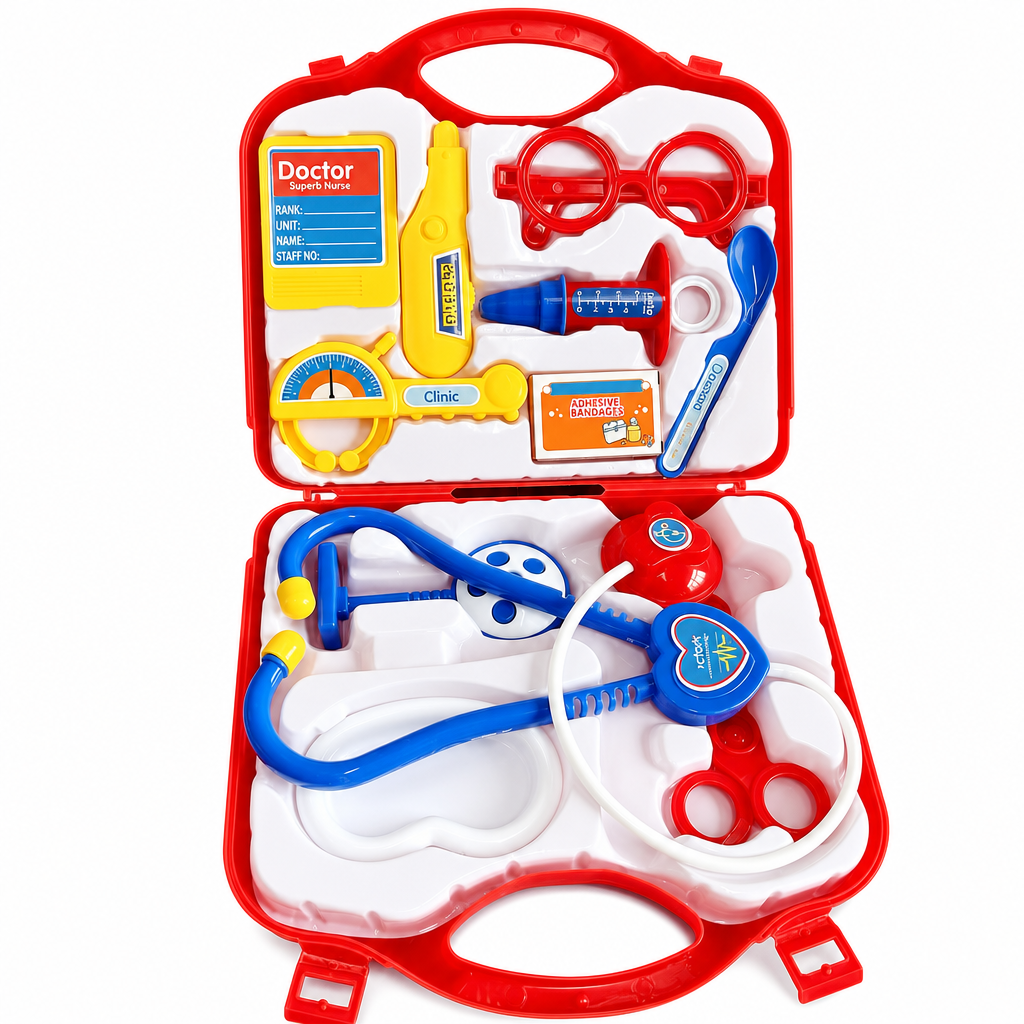 Kids Doctor Pretend Play Set with Stethoscope and Medical Accessories