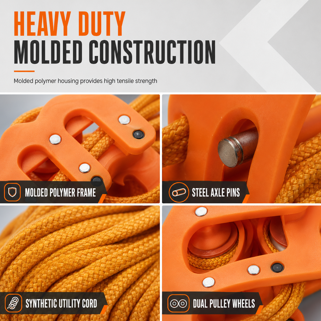 Hoist Block and Tackle Hunting Equipment Hoisting System