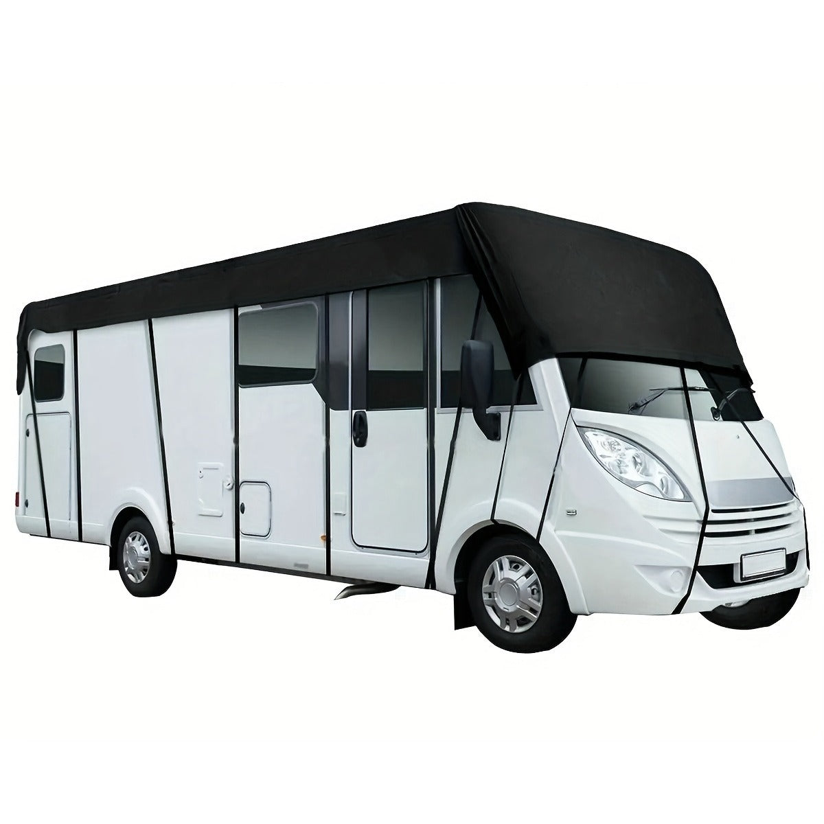 🎃LIMITED-TIME 50% OFF! 🚐Caravan & Motorhome Roof Cover – 210D Oxford with Secure Adjustable Straps