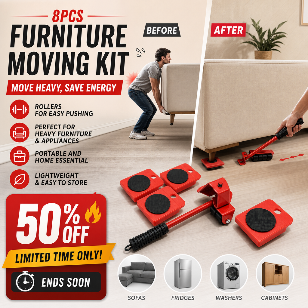 🔥 Hot Deal! ⌛️Furniture Casters – Move Heavy Furniture with Ease & Protect Your Floors, All by Yourself ✨